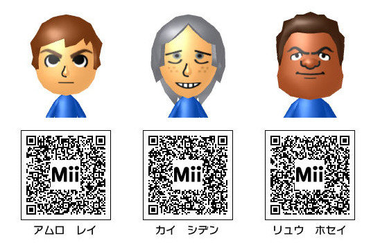 ガンダム に登場するキャラクターのmiiとqrコード Miiタレント アニメキャラqrコードまとめwiki