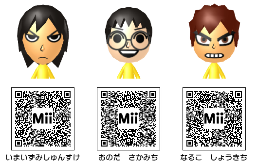弱虫ペダル に登場するキャラクターのmiiとqrコード Miiタレント アニメキャラqrコードまとめwiki