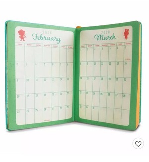 journal with a custom 2020 calendar3