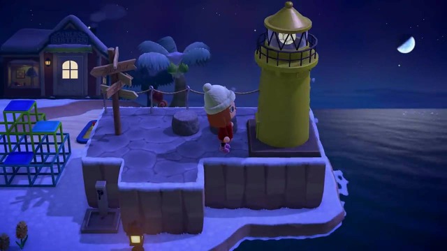 公式動画内では、灯台を設置しているのが確認できます。