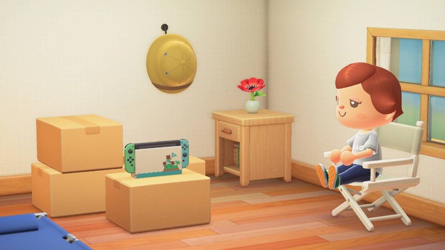 「Nintendo Switch あつまれ どうぶつの森 セット」に付属の「Joy-Con (L)/(R) 『あつまれ どうぶつの森』」でプレイした場合は、さらに「どうぶつのもりのSwitch」の家具も届きます。